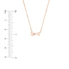 Mini Love Necklace with 1pt Diamond