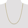 10K 2.4mm Flat Anchor Chain Anklet