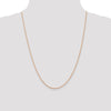 14K Rose Gold 1.5mm Diamond-Cut Rope Chain