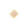 Mother of Pearl Enamel Rhombus Stud Earrings