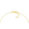 Sideways Mini CZ Wishbone Adj. Bracelet