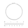 Sterling Silver 3.7mm Light Curb Chain with Lobster Lock