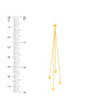 Multi-Dangle Beaded Chain Earrings