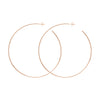 75mm x 1.15mm Hoop Post Earrings