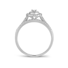 14K WG 0.34CT Diamond Bridal Ring