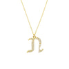 Diamond Gothic 'N' Necklace