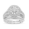 14K WG 1.10CT Diamond Bridal Ring
