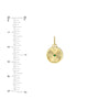 Emerald Round Radiant Pendant