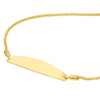 Engravable Initial ID Bar Bolo Bracelet
