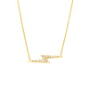 Diamond Thunderbolt Necklace