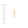 Small Italian Horn Pendant