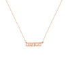 Gothic Cancer Nameplate Necklace