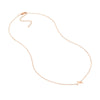 Plated Sterling Silver Mini CZ Dolphin Necklace