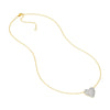 Diamond Pavé Heart Necklace (1tcw)