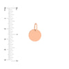 Small Disk Engravable Charm