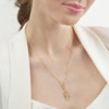 Interlocking Diamond Radiant Link Necklace