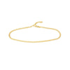 Open Curb Chain Adjustable Anklet
