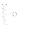 Knife Edge Polished Mini Hoops