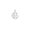 Cutout Monogram Charm