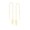 Open Pyramid Threader Earrings