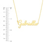 5mm Cursive Nameplate Necklace