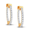 14K 0.50Ct Diamond Earring