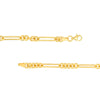5+1 Round Paper Clip Chain with Pear Lock