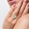 10K 0.10Ct Diamond  Fashion Ring