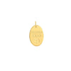 Large Oval Engravable Charm