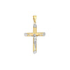 Round Tube Cross w/Crucifix and Slant DC Ends