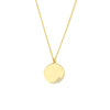 Diamond Wave Medallion Necklace