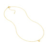 1/4tcw Diamond Bezel Necklace