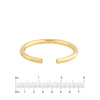 Open Polished Bangle Bracelet