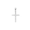 Reversible D/C and Polished Cross Pendant