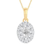 14K 0.50Ct Diamond Pendants