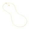 1.1mm D/C Brill Cable Chain with Slider Bead