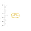 Plated Sterling Silver Infinity Ring