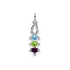 Family Jewelry Birthstone &amp; Diamond Set Pendant