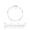 Diamond Marquise Bezels and Beads Bracelet