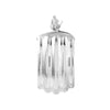 Plated Sterling Silver Ribbed Baby Hoop Earrings