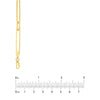 Alternating Length Long Link Chain Necklace