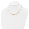 14K Polished D/C with 2in ext. Necklace