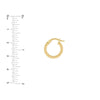 Stardust Textured Mini Hoop Earrings