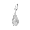 Sterling Silver Teardrop Cage Dangle Earrings