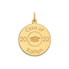 Personalized Round Graduation Charms