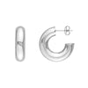 10mm ID Polished Open Hoop Earrings
