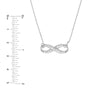 CZ Infinity Adjustable Necklace