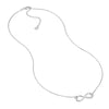 Sterling Silver Infinity Symbol Mom Adjustable Necklace