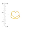 Organic Open Heart Ring