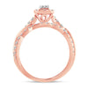 14K 1.00Ct Fancy Cut Bridal Ring